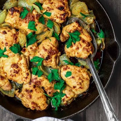 Garlic And Mustard Chicken