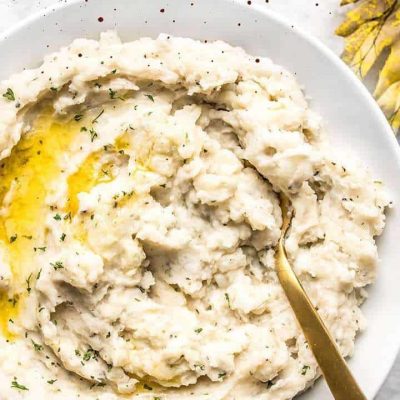 Garlic Herb Mashed Potatoes