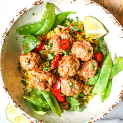 Ginger-Lime Vietnamese Pork Meatballs Recipe