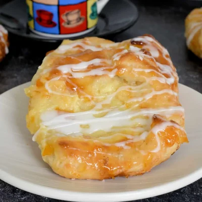 Glazed Cream Cheese Danish