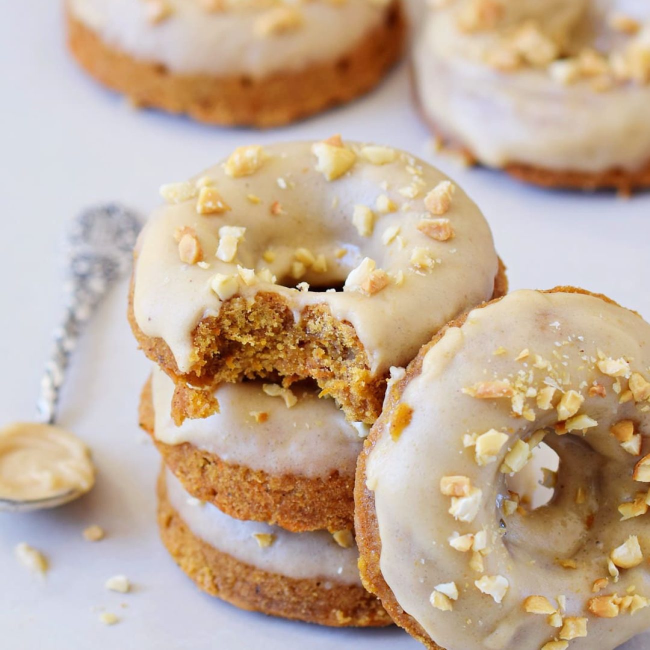 Gluten Free Carrot Cake Doughnuts