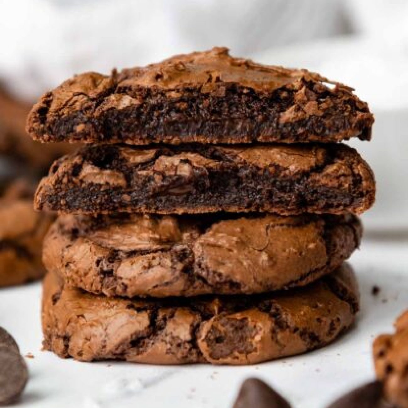 Gluten Free Chocolate Fudge Cookies