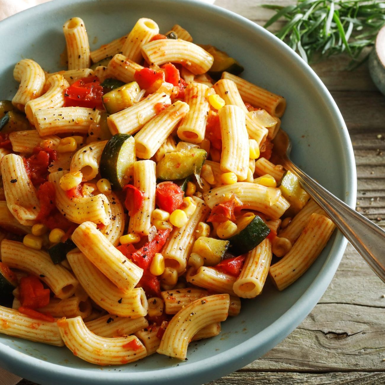 Gnocchi With Zucchini Ribbons & Basil Brown