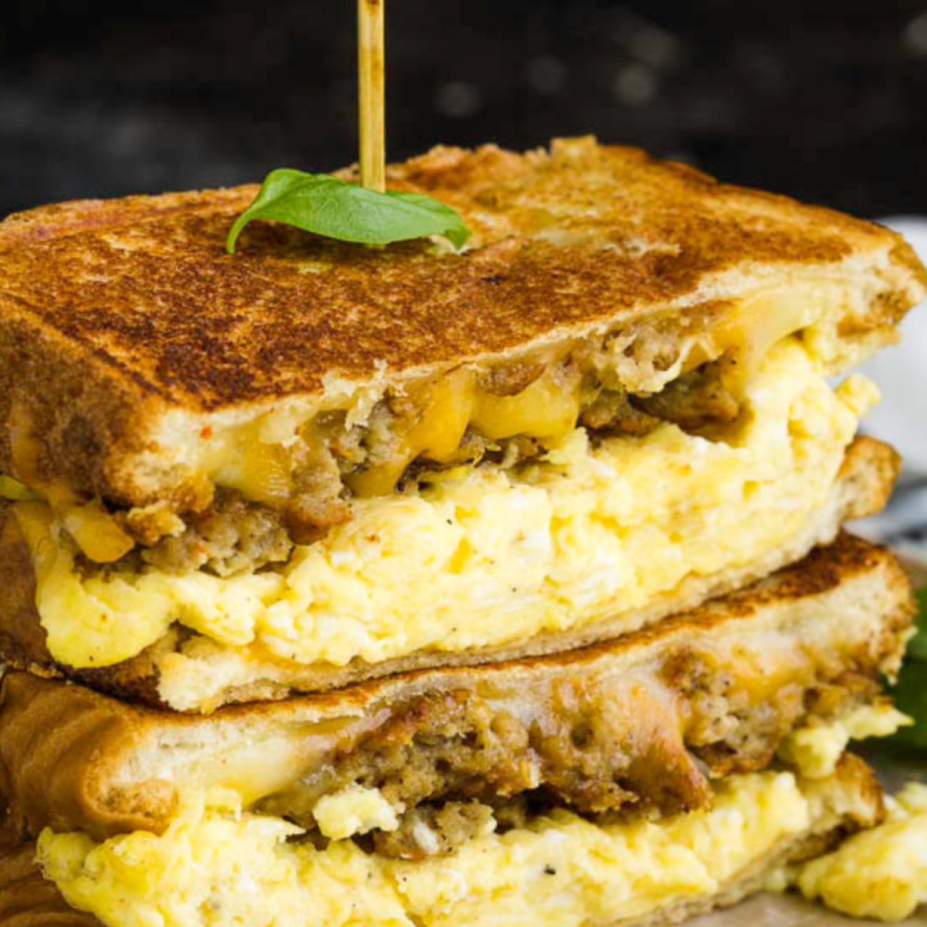 Gooey-Grill Breakfast Sandwich