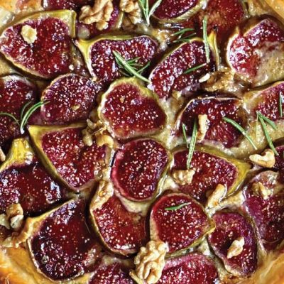 Gorgonzola, Fig And Walnut Tartlets