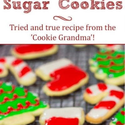 Grandmas Soft Sugar Cookies