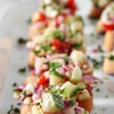 Greek Bruschetta