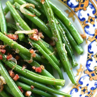 Green Beans And Shallots