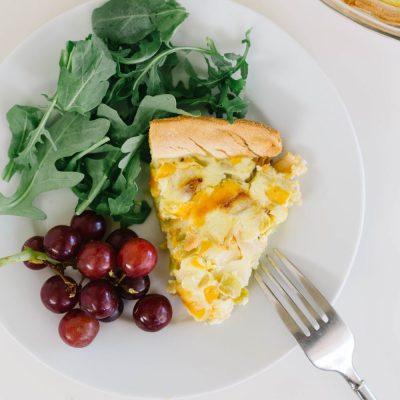 Green Chilies Quiche Appetizer