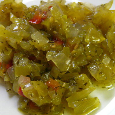 Green Tomato Relish Hot Dog Relish