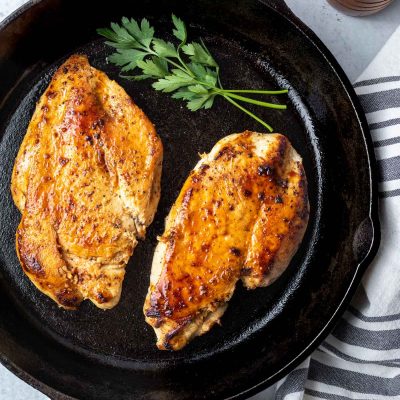 Grill-To-Skillet Glazed Chicken Breast Low Fat