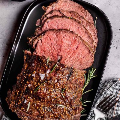 Grilled Bottom Round Roast
