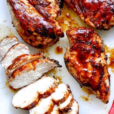 Grilled Chicken Breast With Barbecue Glaze