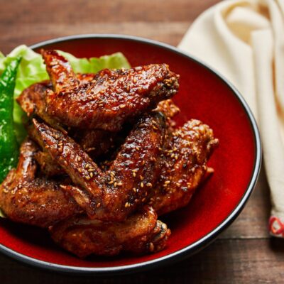 Grilled Chicken Wings Japanese Style