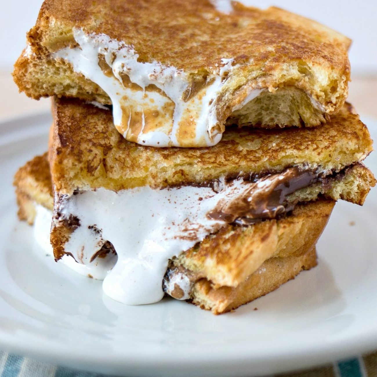 Grilled Chocolate And Peanut Butter