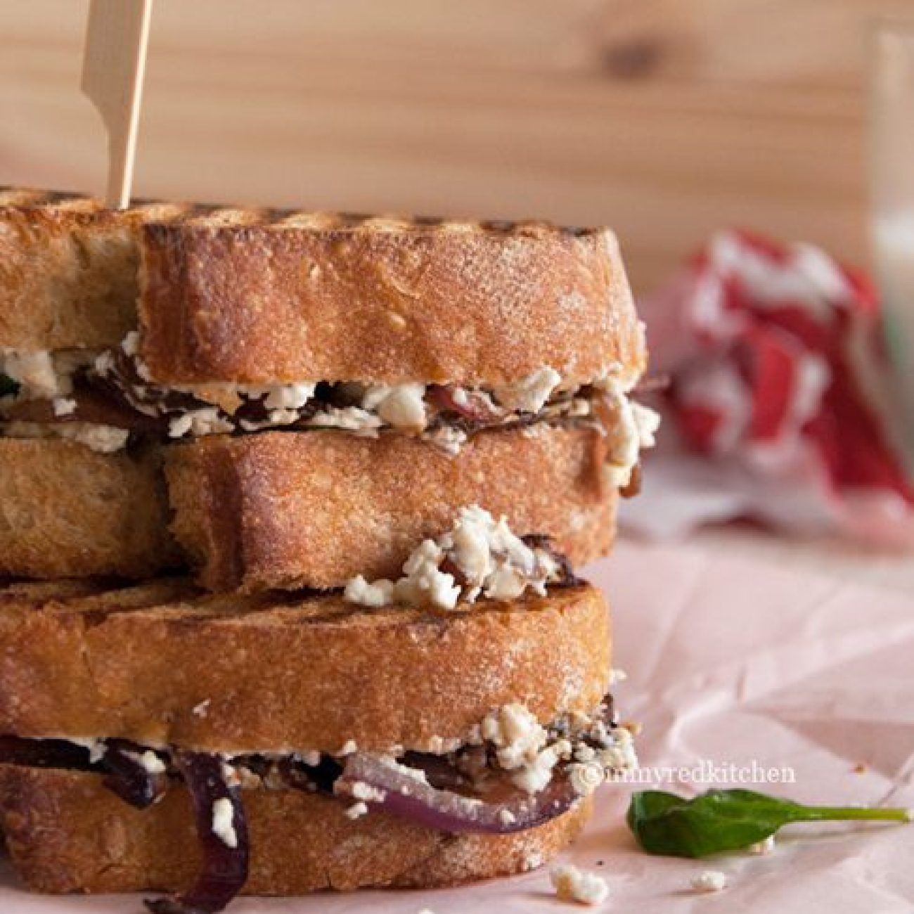 Grilled Goat Cheese Sandwiches With