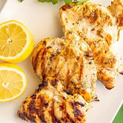Grilled Lemon- Parsley Chicken Breasts