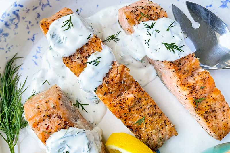 Grilled Lemon Salmon