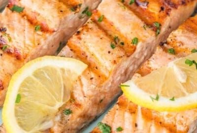 Grilled Lemon Salmon