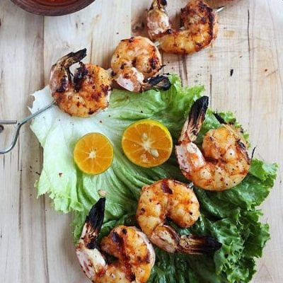 Grilled Lemongrass Shrimp