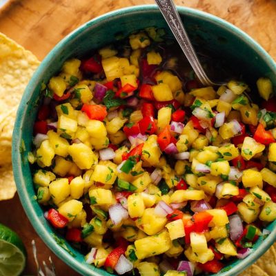 Grilled Pineapple Salsa Three Ways