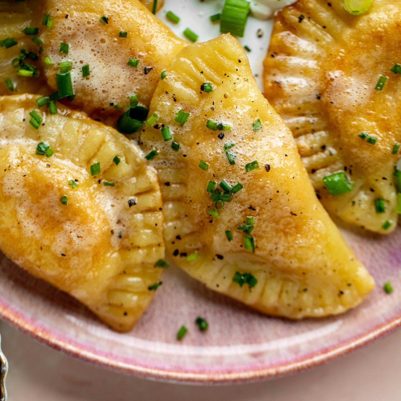 Grilled Potato- Morel Pierogie