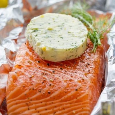 Grilled Salmon, Bacon &Amp; Feta Packets