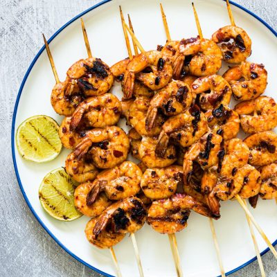 Grilled Shrimp With Korean Sesame Marinade