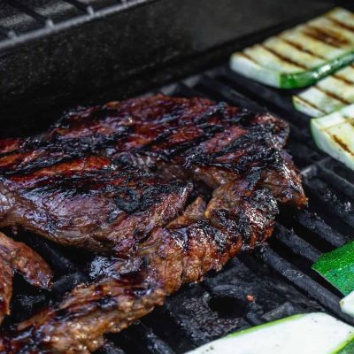 Grilled Sirloin In Bourbon Marinade