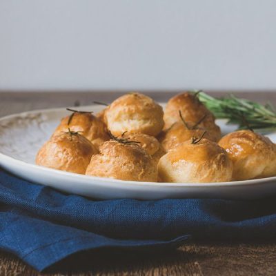 Gruyere And Rosemary Gougeres