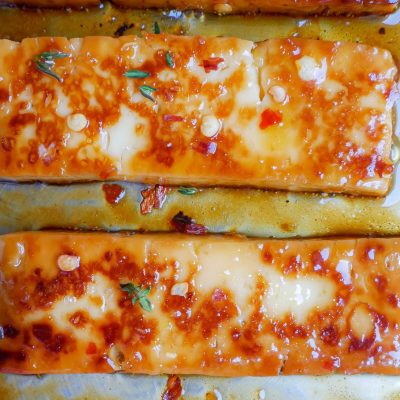 Halloumi Cheese With Caramelised