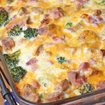 Ham And Broccoli Strata