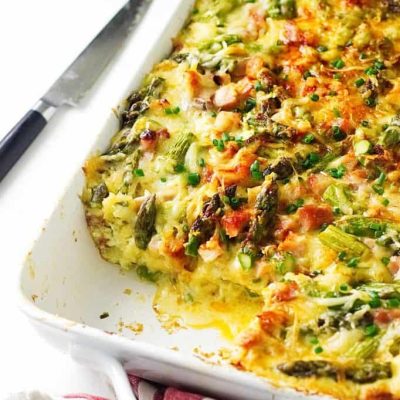 Ham Asparagus Strata