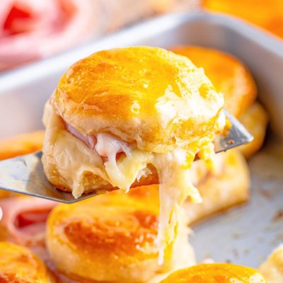 Ham Filled Biscuits With Honey Mustard