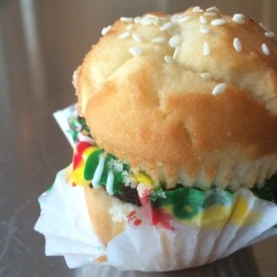 Hamburger Cupcakes! #Rsc