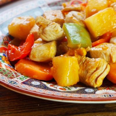 Healthier Sweet And Sour Chicken Stir Fry