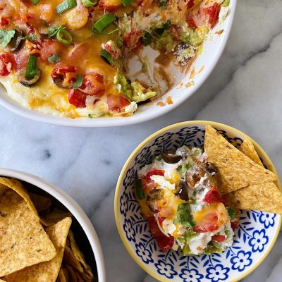 Healthy 7-Layer Mexican Dip: South Beach Diet-Friendly &Amp; Fat-Free