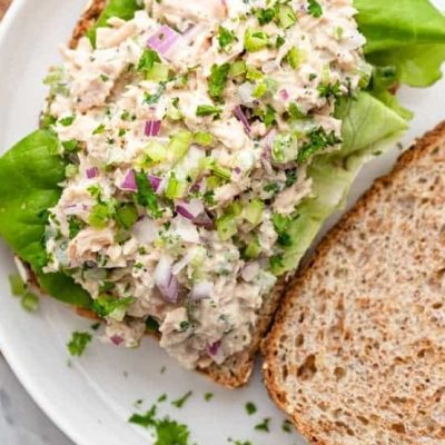 Healthy Alternative Tuna Sandwich No