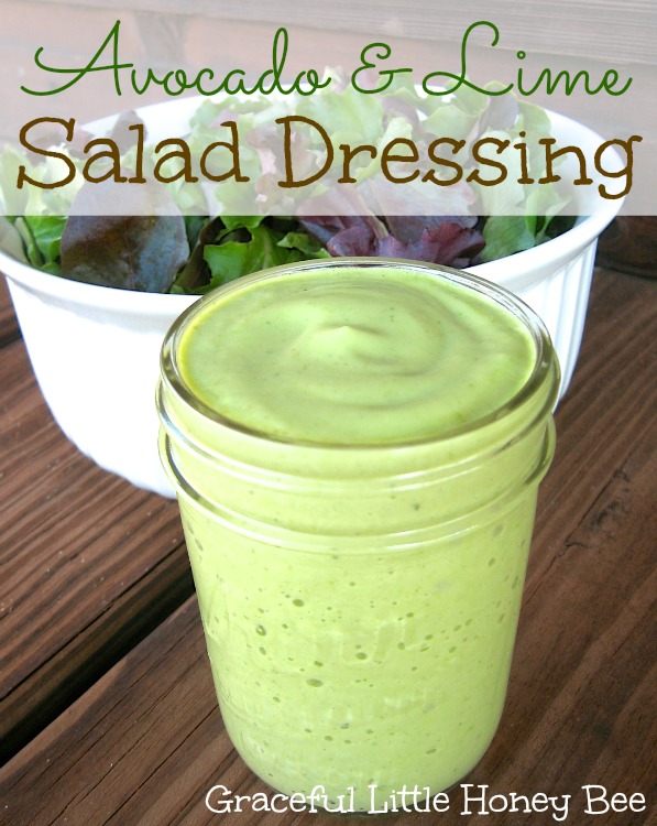 Healthy Avocado Salad Dressing