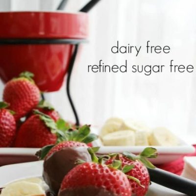 Healthy Chocolate Fondue