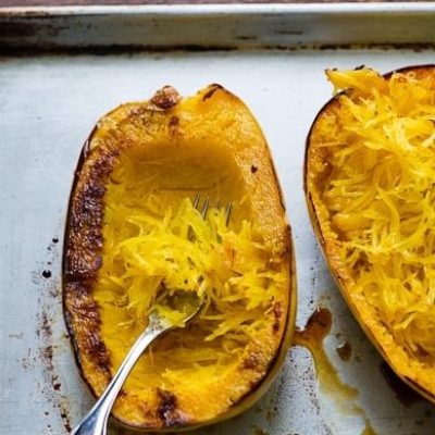 Healthy Spaghetti Squash With Lean Turkey Sausage Recipe