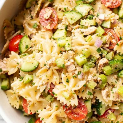 Healthy Tuna &Amp; Pasta Salad