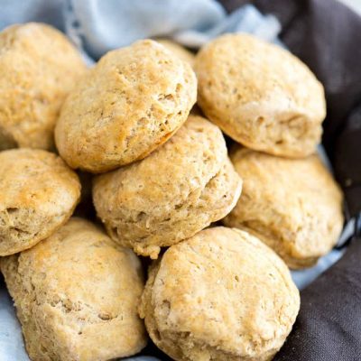 Healthy Whole Wheat Buttermilk Biscuits Recipe