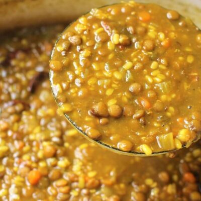 Hearty Golden Lentil Soup Recipe