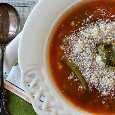 Hearty Italian Minestrone Soup Recipe from Ospidillo Cafe