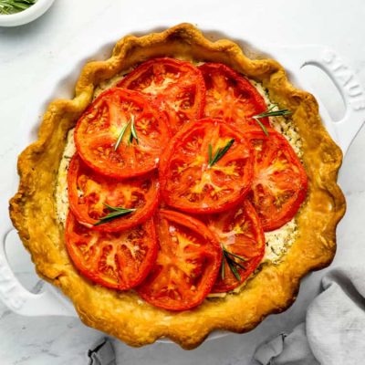 Heavenly Tomato And Cheese Tart Recipe