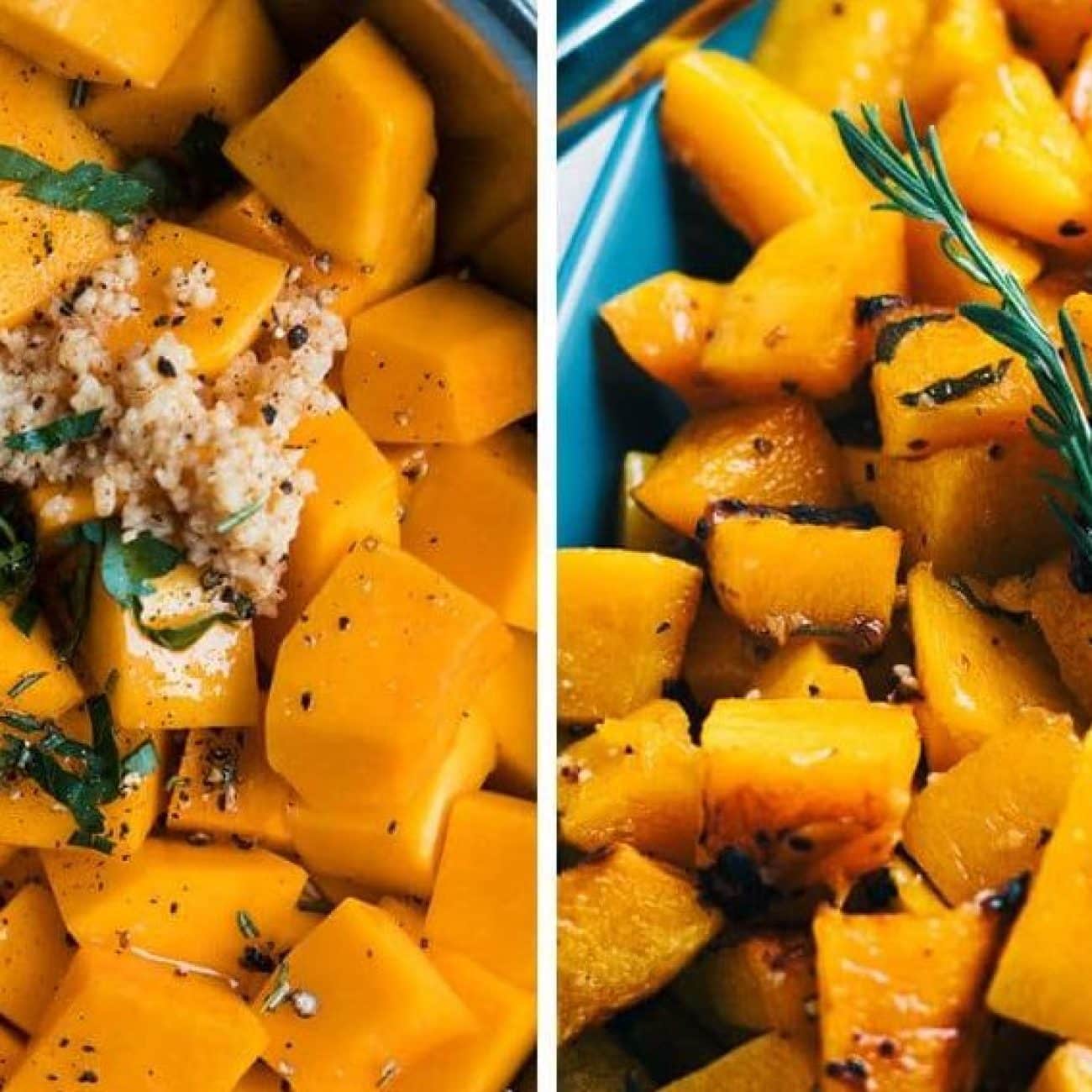 Herb-Roasted Butternut Squash And