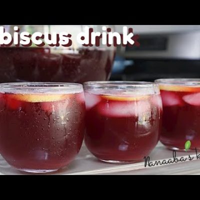 Hibiscus-Rose Water Beverage No Alcohol