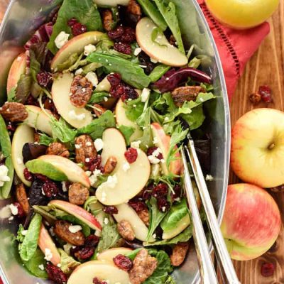 Holiday Tossed Salad With Fruit