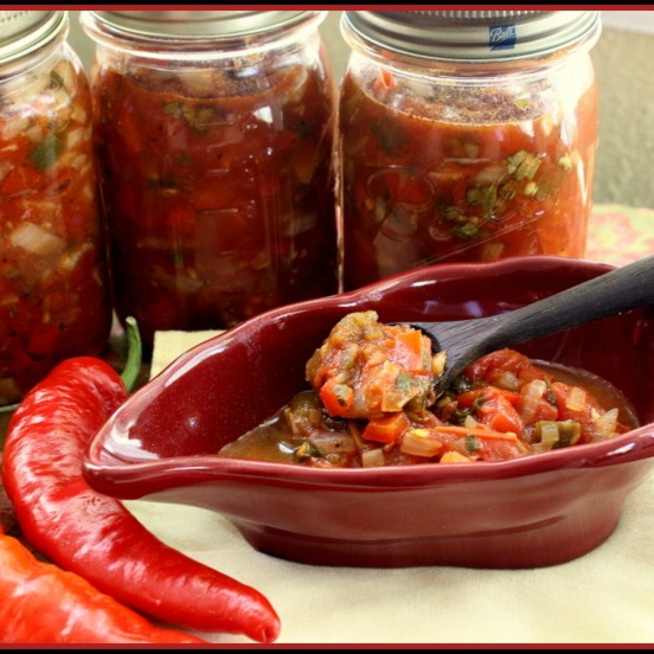 Homemade Canned Salsa